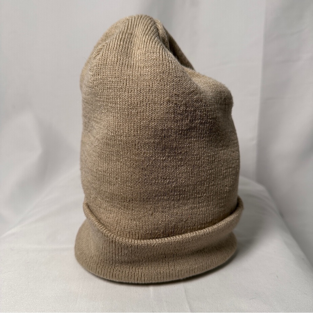 Playboy PacSun Logo Beanie Tan Ribbed Knit Unisex One Size - Picture 6 of 6